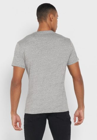 Camisetas Ralph Lauren Essential de cuello redondo para hombre en gris Camisetas Ralph Lauren Essential de cuello redondo para hombre en gris