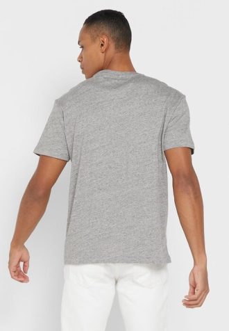 Camisetas Ralph Lauren Essential de cuello redondo para hombre en gris Camisetas Ralph Lauren Essential de cuello redondo para hombre en gris