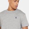 Camisetas Ralph Lauren Essential de cuello redondo para hombre en gris Camisetas Ralph Lauren Essential de cuello redondo para hombre en gris