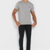 Camisetas Ralph Lauren Essential de cuello redondo para hombre en gris