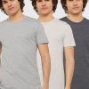 Camisetas Ralph Lauren multicolores de cuello redondo para hombre (paquete de 3)