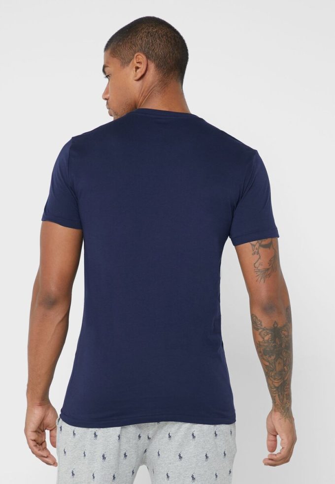 Camisetas Ralph Lauren multicolores de cuello redondo para hombre (paquete de 3)