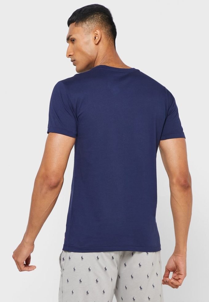 Camisetas Ralph Lauren multicolores de cuello redondo para hombre (paquete de 3)