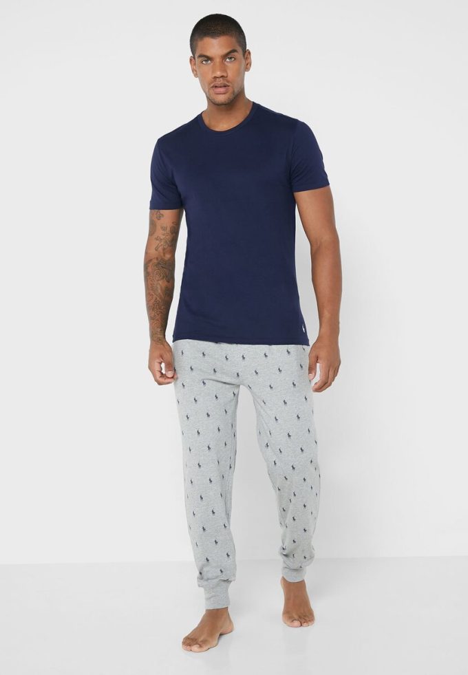 Camisetas Ralph Lauren multicolores de cuello redondo para hombre (paquete de 3)