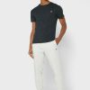 Camisetas Ralph Lauren negras de cuello redondo con logo en el pecho para hombre Camisetas Ralph Lauren negras de cuello redondo con logo en el pecho para hombre