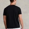 Camisetas Ralph Lauren negras de cuello redondo y corte entallado para hombre