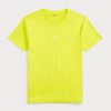 Camisetas Ralph Lauren personalizadas de cuello redondo y corte entallado para hombre, color amarillo Camisetas Ralph Lauren personalizadas de cuello redondo y corte entallado para hombre, color amarillo