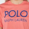 Camisetas rojas con logotipo gráfico de Ralph Lauren para mujer Camisetas rojas con logotipo gráfico de Ralph Lauren para mujer