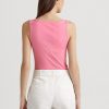Camisetas sin mangas de mezcla de algodón Ralph Lauren para mujer en color rosa Camisetas sin mangas de mezcla de algodón Ralph Lauren para mujer en color rosa