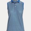 Camisetas sin mangas de rendimiento Ralph Lauren para mujer con flores Camisetas sin mangas de rendimiento Ralph Lauren para mujer con flores