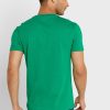 Camisetas verdes de cuello redondo con el logotipo de Ralph Lauren para hombre