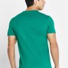 Camisetas verdes de cuello redondo con el logotipo de Ralph Lauren para hombre Camisetas verdes de cuello redondo con el logotipo de Ralph Lauren para hombre
