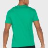 Camisetas verdes de cuello redondo con el logotipo de Ralph Lauren para hombre