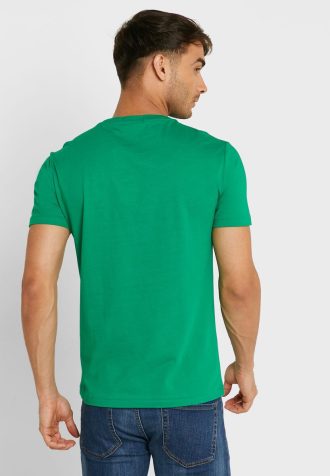 Camisetas verdes de cuello redondo con el logotipo de Ralph Lauren para hombre Camisetas verdes de cuello redondo con el logotipo de Ralph Lauren para hombre