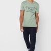 Camisetas verdes de cuello redondo con el logotipo de Ralph Lauren para hombre Camisetas verdes de cuello redondo con el logotipo de Ralph Lauren para hombre