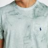 Camisetas verdes de cuello redondo con estampado de Ralph Lauren para hombre Camisetas verdes de cuello redondo con estampado de Ralph Lauren para hombre