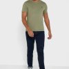 Camisetas verdes de cuello redondo con logo en el pecho de Ralph Lauren para hombre