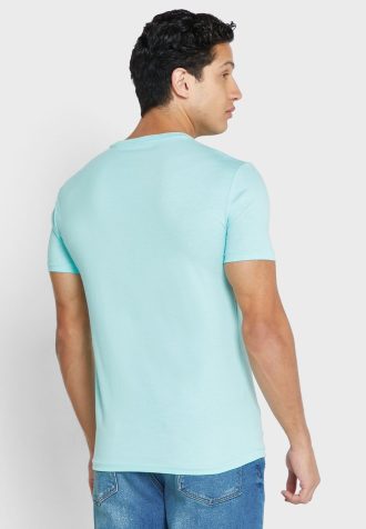 Camisetas verdes de cuello redondo Ralph Lauren Essential para hombre Camisetas verdes de cuello redondo Ralph Lauren Essential para hombre