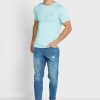 Camisetas verdes de cuello redondo Ralph Lauren Essential para hombre