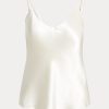 Camisola de seda Ralph Lauren color crema para mujer Camisola de seda Ralph Lauren color crema para mujer