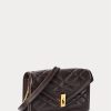 Carteras con cadena acolchada Ralph Lauren Polo ID para mujer en color tabaco
