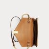 Carteras de cuero con cadena Ralph Lauren Polo ID para mujer en color tostado Carteras de cuero con cadena Ralph Lauren Polo ID para mujer en color tostado