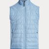 Chaleco híbrido de cuello alto Ralph Lauren azul para hombre Chaleco híbrido de cuello alto Ralph Lauren azul para hombre
