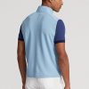 Chaleco híbrido de cuello alto Ralph Lauren azul para hombre Chaleco híbrido de cuello alto Ralph Lauren azul para hombre