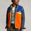 Chaleco polar cepillado con bloques de color multicolor de Ralph Lauren para hombre Chaleco polar cepillado con bloques de color multicolor de Ralph Lauren para hombre