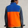 Chaleco polar cepillado con bloques de color multicolor de Ralph Lauren para hombre Chaleco polar cepillado con bloques de color multicolor de Ralph Lauren para hombre