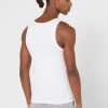 Chaleco Ralph Lauren Essential de cuello redondo blanco para hombre