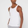 Chaleco Ralph Lauren Essential de cuello redondo blanco para hombre