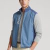 Chaleco Ralph Lauren Performance French Terry azul claro para hombre