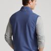 Chaleco Ralph Lauren Performance French Terry azul claro para hombre