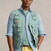 Chaleco utilitario chino Ralph Lauren para hombre en color menta Chaleco utilitario chino Ralph Lauren para hombre en color menta