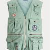 Chaleco utilitario chino Ralph Lauren para hombre en color menta Chaleco utilitario chino Ralph Lauren para hombre en color menta