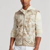Chalecos plegables impermeables de Ralph Lauren Golf en beige para hombre con estampado de camuflaje de golf Chalecos plegables impermeables de Ralph Lauren Golf en beige para hombre con estampado de camuflaje de golf