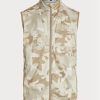 Chalecos plegables impermeables de Ralph Lauren Golf en beige para hombre con estampado de camuflaje de golf Chalecos plegables impermeables de Ralph Lauren Golf en beige para hombre con estampado de camuflaje de golf