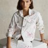 Chaqueta vaquera estilo camionero Ralph Lauren Pink Pony para mujer, color blanco