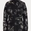 Chaqueta vaquera negra con adornos Bacall de Ralph Lauren para mujer Chaqueta vaquera negra con adornos Bacall de Ralph Lauren para mujer