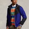 Chaquetas antidesgarro impermeables Ralph Lauren para hombre, color negro y azul Chaquetas antidesgarro impermeables Ralph Lauren para hombre, color negro y azul