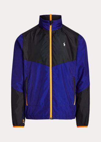 Chaquetas antidesgarro impermeables Ralph Lauren para hombre, color negro y azul
