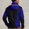 Chaquetas antidesgarro impermeables Ralph Lauren para hombre, color negro y azul Chaquetas antidesgarro impermeables Ralph Lauren para hombre, color negro y azul