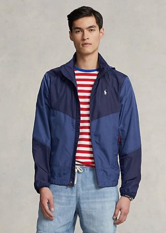 Chaquetas antidesgarro impermeables Ralph Lauren para hombre en azul marino