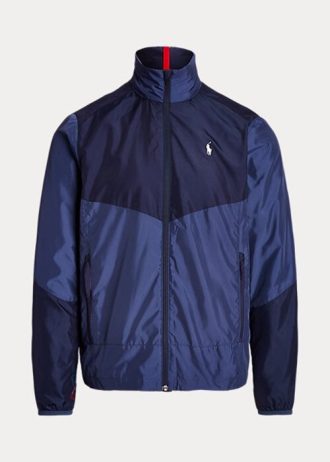 Chaquetas antidesgarro impermeables Ralph Lauren para hombre en azul marino