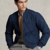 Chaquetas bomber acolchadas Ralph Lauren azules para hombre Chaquetas bomber acolchadas Ralph Lauren azules para hombre