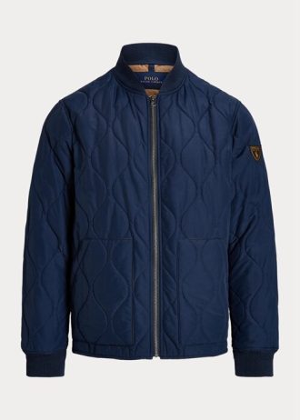 Chaquetas bomber acolchadas Ralph Lauren azules para hombre