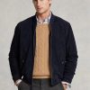 Chaquetas bomber de ante Ralph Lauren para hombre en color azul marino Chaquetas bomber de ante Ralph Lauren para hombre en color azul marino