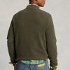 Chaquetas bomber de polar cepillado Ralph Lauren verdes para hombre Chaquetas bomber de polar cepillado Ralph Lauren verdes para hombre