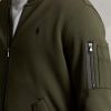 Chaquetas bomber de punto doble Ralph Lauren en color oliva para hombre Chaquetas bomber de punto doble Ralph Lauren en color oliva para hombre